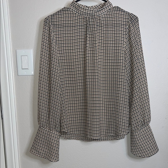 a new day Tops - a new day Plaid Women's Blouse